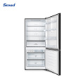 Counter Depth Stainless Steel Double Door Bottom Freezer Fridge Refrigerator
